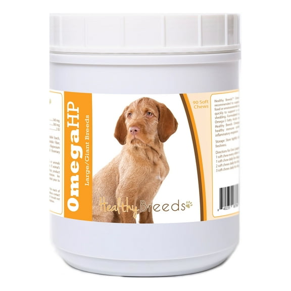 Healthy Breeds Wirehaired Vizsla Omega HP Fatty Acid Skin and Coat Support Soft Chews