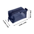 thumbnail image 4 of Lekihaqq Small Three-Dimensional Transparent Mesh Storage Bag Multifunctional Portable Makeup Pencil Case Mesh Organizer For Cosmetics Jewelry Stationery Travel Office School, 4 of 7