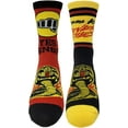 thumbnail image 2 of Cobra Kai Adult Crew Socks Yes Sensei Cobra Kai Never Dies Dojo Logo Slogan Officially Licensed 2 Pack One Size, 2 of 5