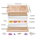 thumbnail image 4 of Kit de Prensa para Flores Suziko 27,5x17,8 cm de Madera Maciza con Diseño de Rosa, 4 of 9