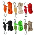 thumbnail image 6 of CENL 4pcs outdoor pulley adjuster tent holder reflective rope outdoor binding 4mm/6mm, 6 of 11