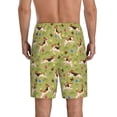 thumbnail image 3 of Gaeub Running Beagle Printed Men's Short Pajama Pants, Lightweight Lounge & Sleep Bottoms Keep You Cool - XX-Large, 3 of 9