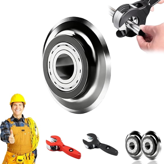 2026 New Ratcheting Pipe Cutter Tool, Ratchet-Type Pipe Cutter, One-Hand Fast Pipe Cutting Tool, for Cutting 5/16-1-1/8 inch Stainless Steel Copper Aluminium, for Tight Spaces (Blade, 5/16''–1-1/8'')