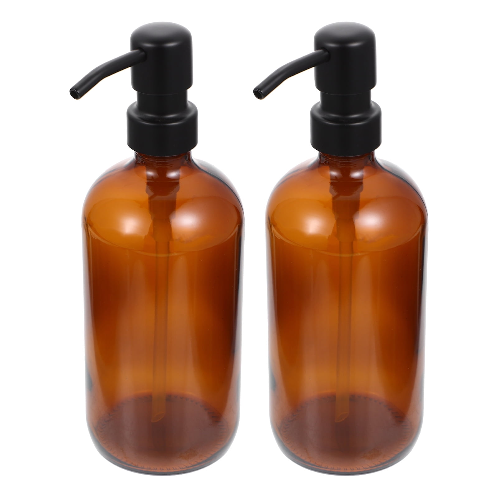 Bottles Pump Dispenser Bottle Glass Shampoo Soap Amber Empty Container Lotion Hand Liquid Pumps