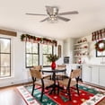 thumbnail image 3 of Flush Mount Ceiling Fan with Lights Low Profile Ceiling Fan 5 Reversible Blades Remote Control, 48 inch, 3 of 15