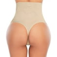 thumbnail image 3 of Tummy Control Thong Shapewear for Women Seamless Shaping Thong Panties Body Shaper Underwear, 3 of 8