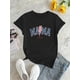 thumbnail image 2 of Camisetas De Manga Corta Para Mujer, Camisetas De Verano Para Deportes, Pesca, Senderismo1pc Women'S Casual Crew Neck T-Shirt with Flag Print, Medium Stretch Polyester Knit Fabric, Fashionable Short, 2 of 6