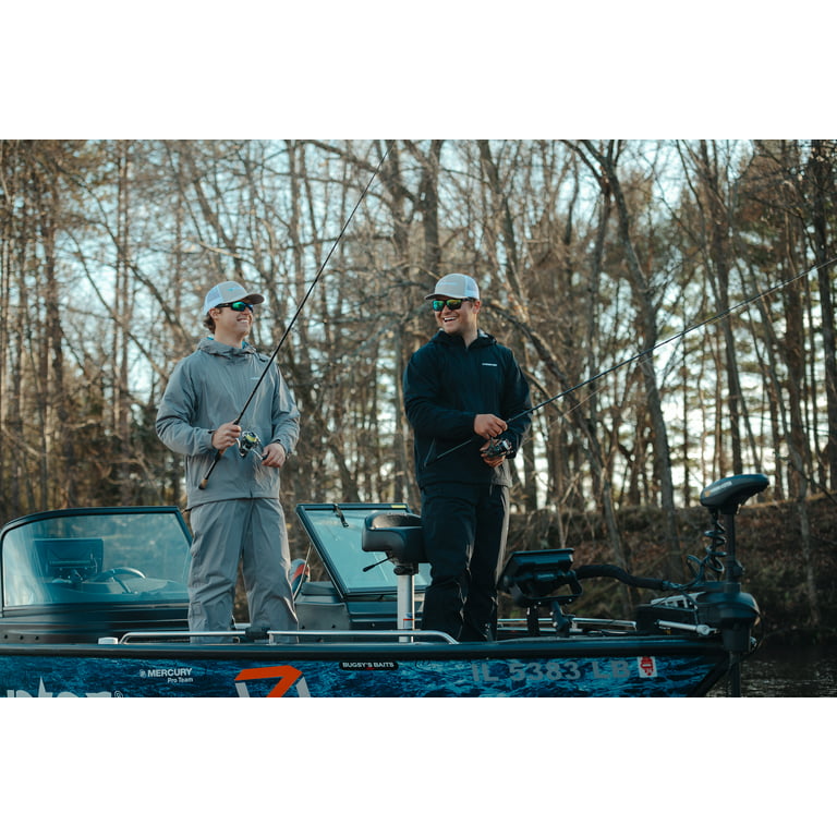 Whitewater Fishing Men’s Packable Rain Jacket, Rain Gear for Men (Steel  Grey, X-Large)