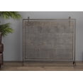 thumbnail image 1 of Deco 79 84245 Iron Mesh Fireplace Screen, Black, 1 of 1