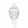 thumbnail image 4 of Livex Lighting Monterey Outdoor Post Head in White, 4 of 6