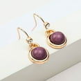 thumbnail image 4 of TopLLC Boucles d'Oreilles Mode Coréenne Café Rondes en Forme de Goutte Boucles d'Oreilles pour Femmes Boucles d'Oreilles Mode, 4 of 5