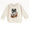 thumbnail image 4 of Coquette Pumpkin Cherries - Toddler Graphic Sweatshirt and Youth Graphic Sweatshirt, 4 of 13