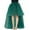 Dark Green, variant on Womens High Low Long Tutu Tulle Bustle Skirt Elastic Waist Festival Party Skirt