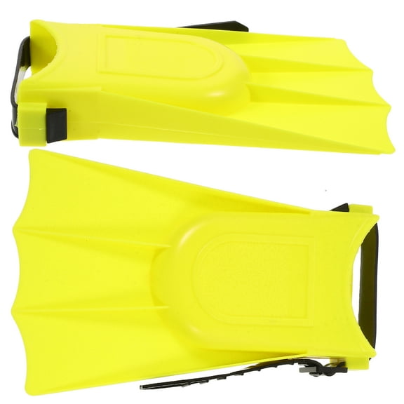 MLINS Snorkeling Fins for Adults with Material Yellow Color Suitable for Swimming and Diving Use 1