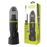 IonVac Handvac Handheld Cordless Vacuum, Pet-Friendly Multi-Surface Lightweight Vacuum Cleaner with USB Charging, Model #7441, Green