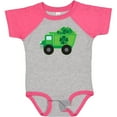 thumbnail image 3 of Inktastic St Patricks Day Irish Clover Dump Truck Childs Boys Baby Bodysuit, 3 of 5