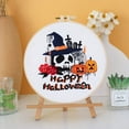 thumbnail image 6 of Halloween Embroidery Kit for Adult Beginners，1 Sets Embroidery Stitch Practice kit Include Embroidery Cloth Hoops Threads for Craft Lover Hand Stitch, 6 of 9