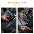 thumbnail image 5 of K&F CONCEPT Camera Backpack 25L Large Capacity Camera Bag for Photographers with Raincover Camera Case with 15.6" Laptop Compartment (Black), 5 of 7