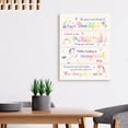 thumbnail image 3 of Be Your Own Kind Of Beautiful Canvas Prints  Wall Artwork Ready to Hang for Kids Girls Nursery Home Bedroom Decor-Inspirational Canvas Wall Art Gifts for Teens Girls 12" x 16" in, 3 of 12
