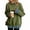 Dark Green #061, variant on Layered Look Sweatshirt for Women Leopard Print Cuffs and Hem Crewneck Long Sleeve Casual Fall Pullover