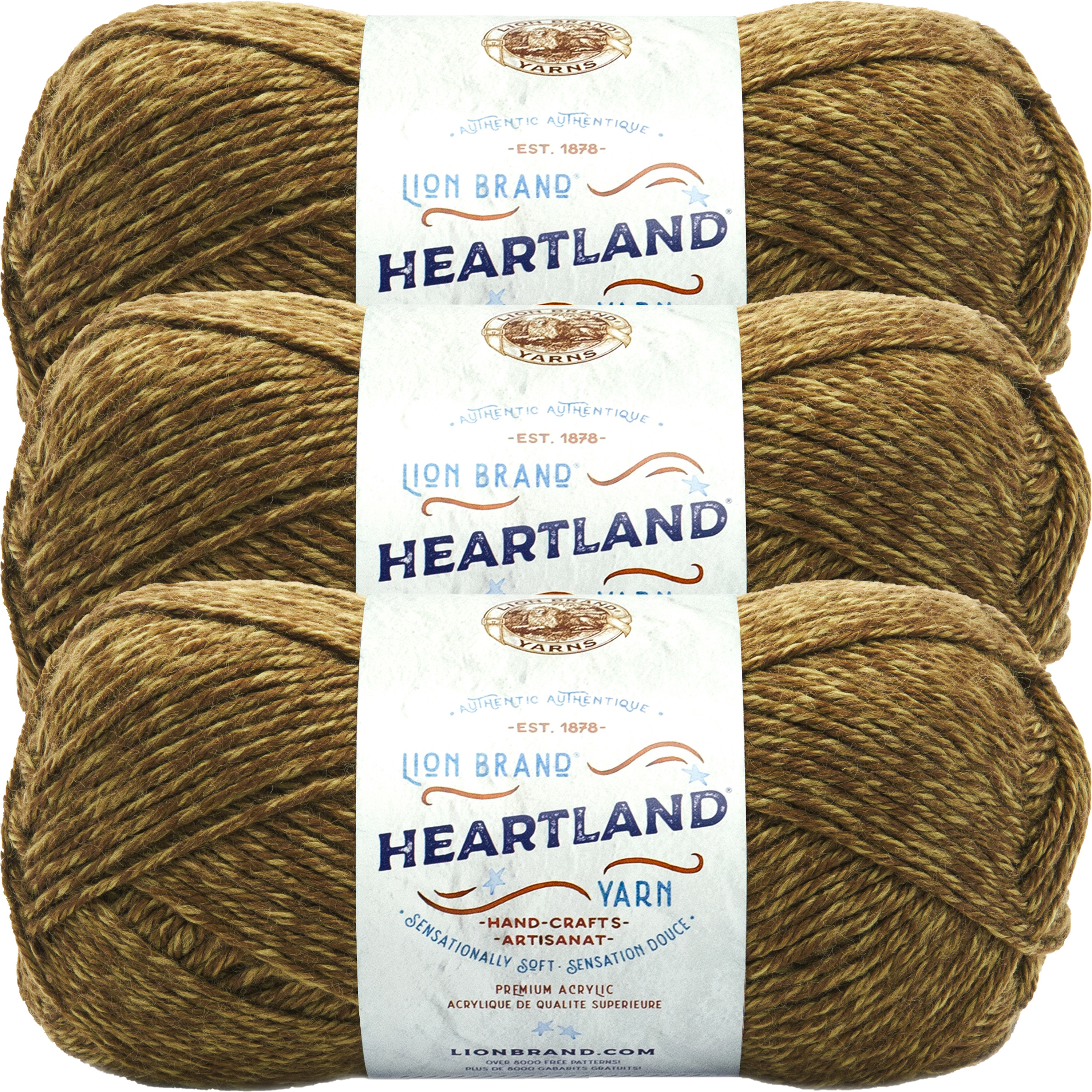 Lion Brand Heartland YarnJoshua Tree, Multipack Of 3