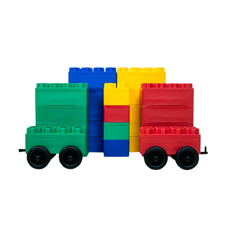 BiggoBlocks Jumbo Blocks for Kids Ages 3-8, Indoor Outdoor Large
