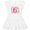 AA-White, variant on Inktastic 6th Birthday Flowered 6 Year Old Girl Girls Toddler Dress