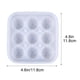 thumbnail image 3 of Bandeja de silicona para cubitos de hielo con forma de balón de fútbol: 9 cavidades, molde para cubitos de hielo, bandeja reutilizable para cubitos de hielo de cócteles y whisky, ideal para be, 3 of 5
