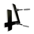 thumbnail image 2 of NACH HH-SDW6-BLK-4 Shadow House Address Number - #4, Black Aluminium, 6", 2 of 14