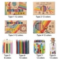 thumbnail image 2 of 1 Set 8/12/13 Colours Playing House Mini Painting Tools Miniature Color Pencil Dolls Accessories Dollhouse Decoration Doll Colorful Crayon 12 COLORS TYPE 7, 2 of 8