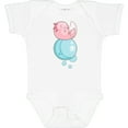 thumbnail image 3 of Inktastic Cute Axolotl Sitting on a Bubble Boys or Girls Baby Bodysuit, 3 of 5