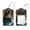 multicolored 4, variant on PhooArto 2 Pack Leather Luggage Tag with Stainless Steel Loop, Galaxy Donkey Butterflies Baggage Handbag Travel Suitcase Tags with Name ID Card Perfect to Quickly Spot Luggage Suitcase