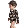 thumbnail image 3 of Xecao Butterfly Skull Print Baby unisex-baby Cotton Long-sleeve Bodysuits-3 Months, 3 of 6