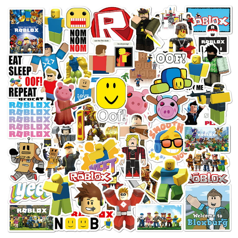 Roblox Man Face Sticker for Sale by Sticker-N-Stuff in 2023