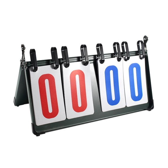 Digital Portable Score Keeper - Easy Flip Design for Basketball, Tennis, Table Tennis, Soccer, Volleyball