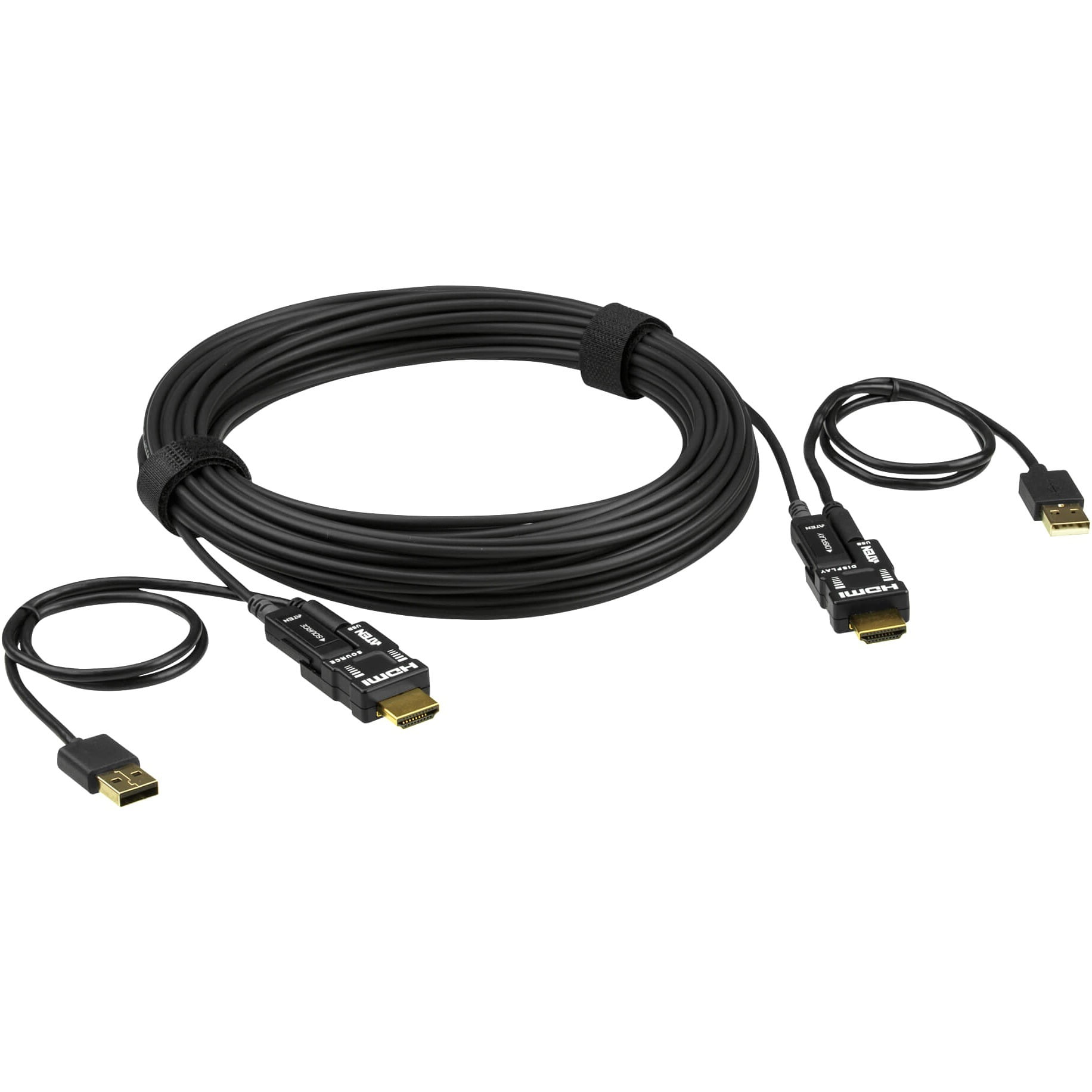 ATEN 30M True 4K HDMI 2.0 Active Optical Cable (True 4K30m)TAA Compliant 98.43 ft Fiber