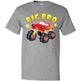 thumbnail image 3 of Inktastic Monster Truck Big Bro T-Shirt, 3 of 5