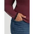 thumbnail image 2 of Jessica Simpson Women's and Women's Plus Aleera Ribbed Knit Top with Lace Trim, Sizes XS-4X, 2 of 6