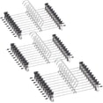 thumbnail image 1 of Pants Hangers, Space Saving Closet Organizer With High Quality Anti-Rust Chrome Plating, Adjustable Non-Slip Clips For Hanging Pants Skirts Socks, 30Pcs, 1 of 5