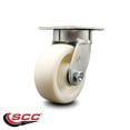thumbnail image 2 of 5 Inch Kingpinless Nylon Wheel Swivel Top Plate Caster Service Caster Brand, 2 of 2