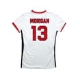 thumbnail image 3 of U.S. Soccer USWNT Player Poly Shirt Girls’ Youth Official USA Flag Soccer Tee Top - White, Morgan, YXL, 3 of 3