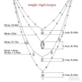 thumbnail image 5 of DESIGNICE Layered Necklaces for Women,Flexible Pendant Swing Long Necklaces for Women,Intricate Chain Contours Necklaces for Women,Silver, 5 of 7