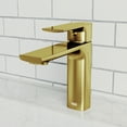 thumbnail image 2 of VIGO Davidson Single Handle Single-Hole Bathroom Faucet in Matte Brushed Gold, 2 of 14