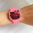 thumbnail image 2 of Reloj electrónico LED con dibujos de gatos, multifuncional, para estudiantes, bonito reloj para niños, regalo, 2 of 6