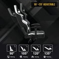 thumbnail image 4 of Gaming Chair Big and Tall Office Chair 500lb Wide Seat Desk Chair with Lumbar Support Headrest 2D Arms Task Swivel Ergonomic PU Adjustable Massage Racing Computer Chair for Adults Gamer(Black), 4 of 7