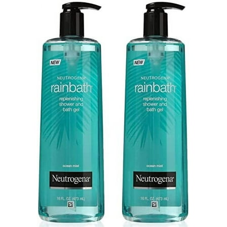 Neutrogena Rainbath Replenishing Shower .. and Bath Gel, Ocean .. Mist, 16 Ounce (Pack .. of 2)