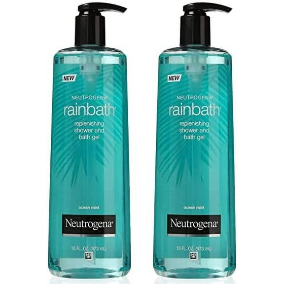 Neutrogena Rainbath Replenishing Shower .. and Bath Gel, Ocean .. Mist, 16 Ounce (Pack .. of 2)