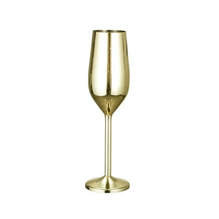 

VEAREAR Wine Goblet Cup 200ml Stainless Steel Red Wine Goblet Bar Party Beer Juice Drink Champagne Cup