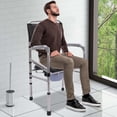 thumbnail image 6 of Waterproof Folding Shower Chair Commode Toilet Safety Chair Bathroom Seat Safty, 6 of 13
