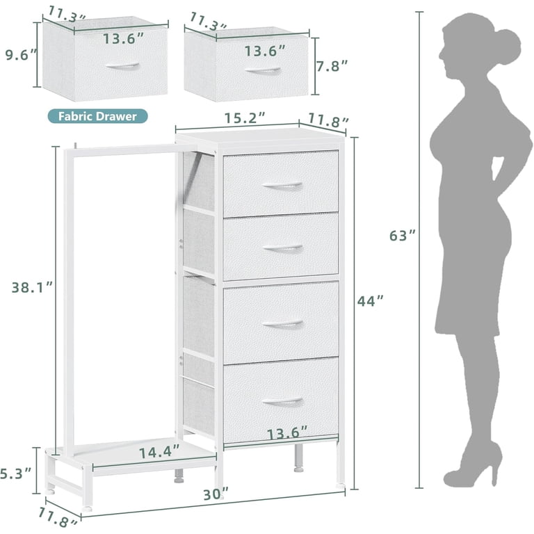 chinese dress ladies Sonora 6-drawer Bedroom Dresser White – Furniture Avenue main image 1